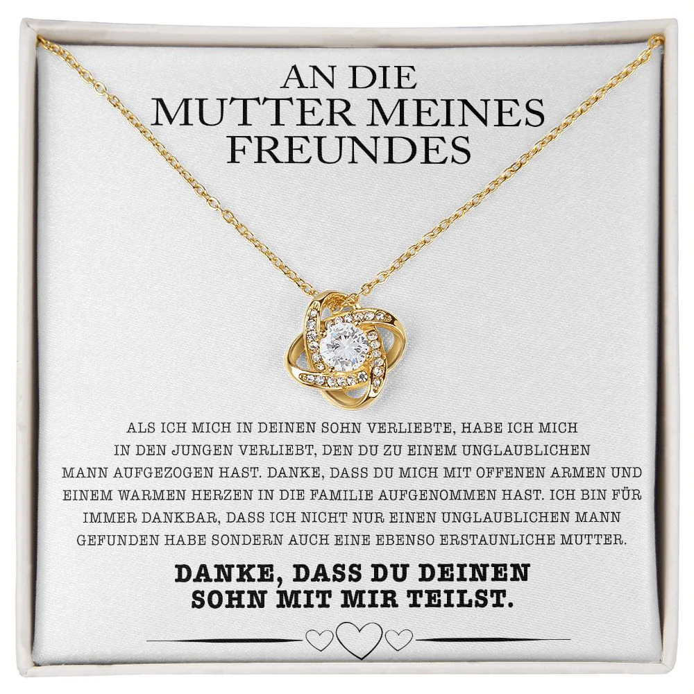 14k Weißgold Ausführung Halskette - An die Mutter meines Freundes - Image 4