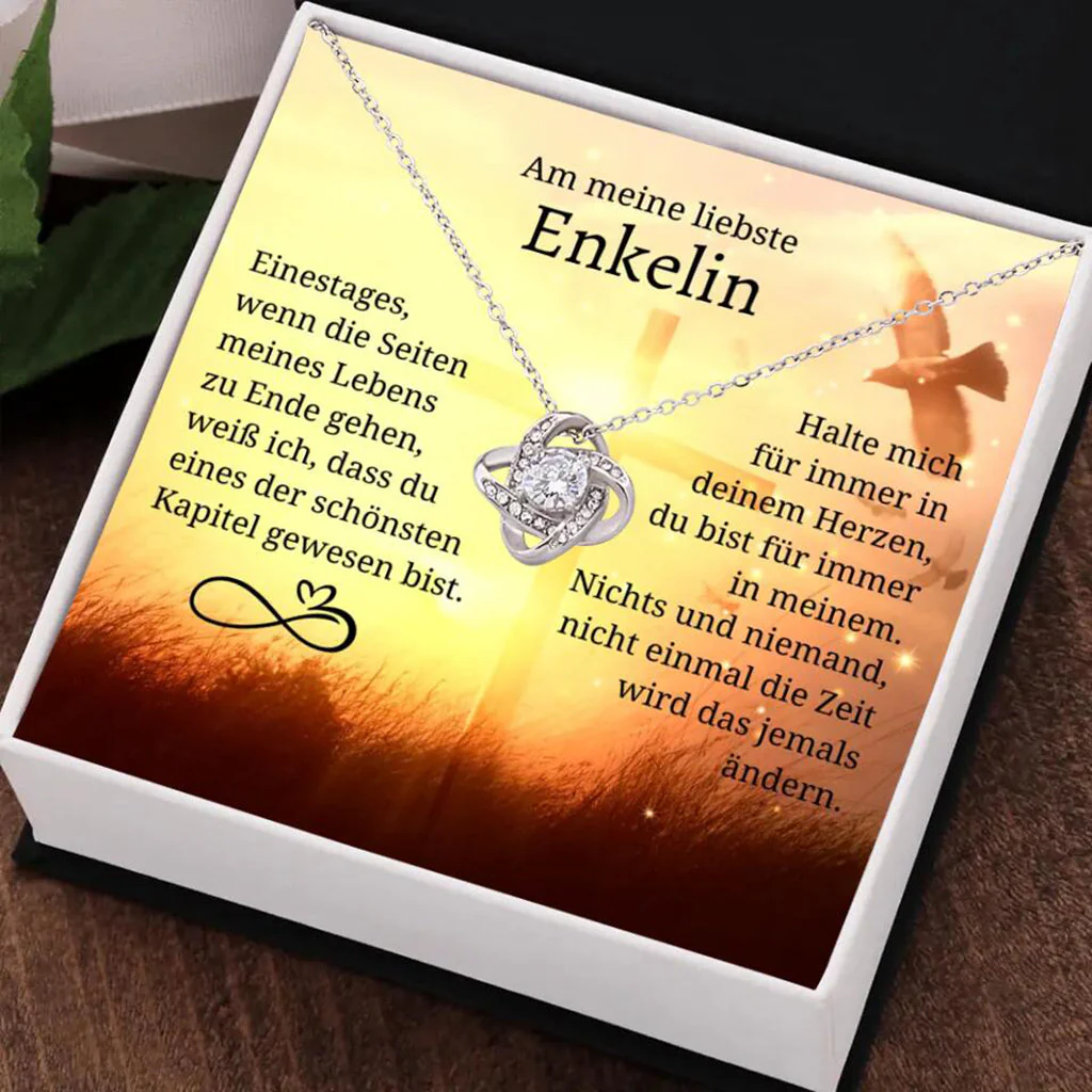 14k Weißgold Ausführung Halskette - An meine Enkelin - Einestages - Image 13