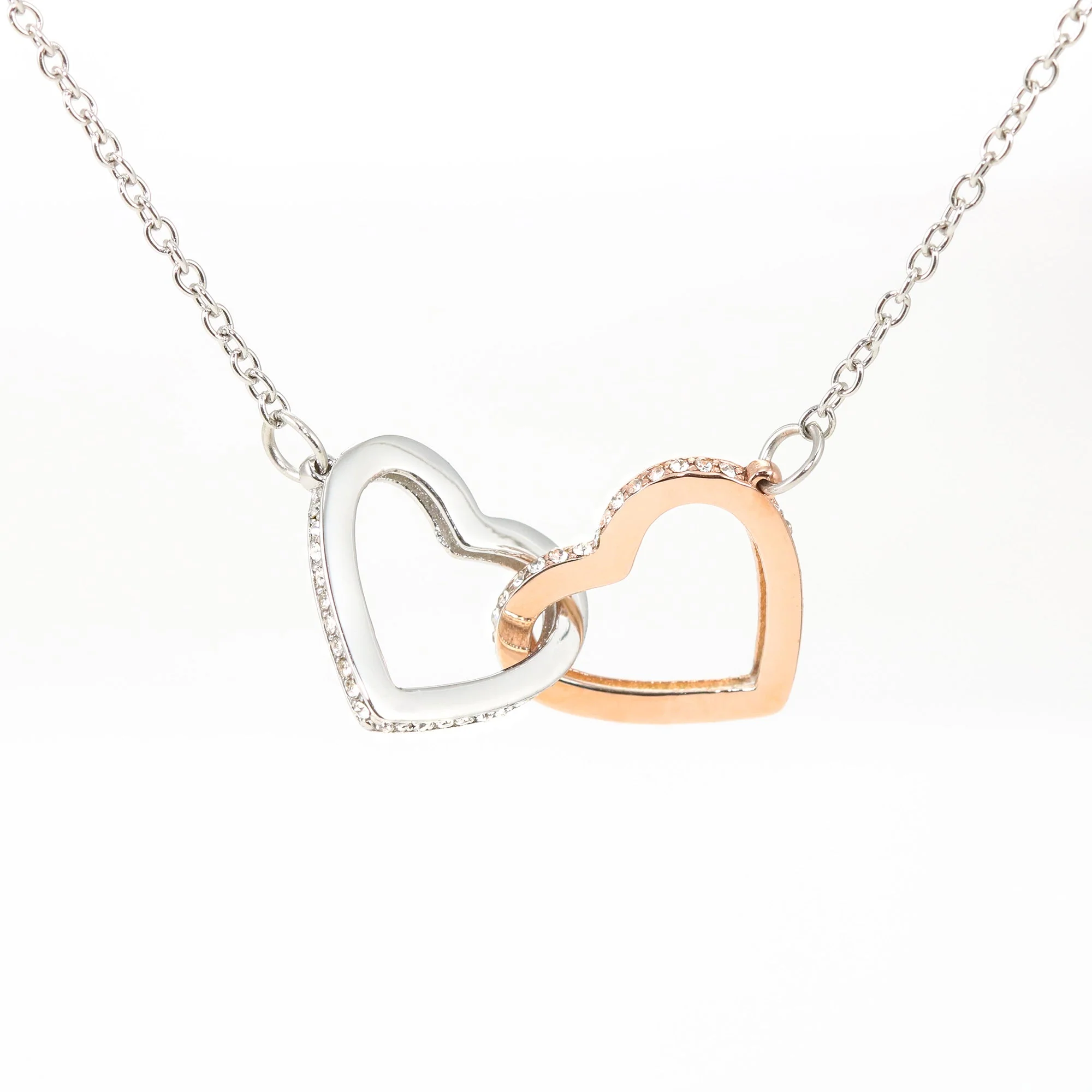 14k Weißgold Ausführung Halskette - An meine Enkelin - Versprechen - Image 22