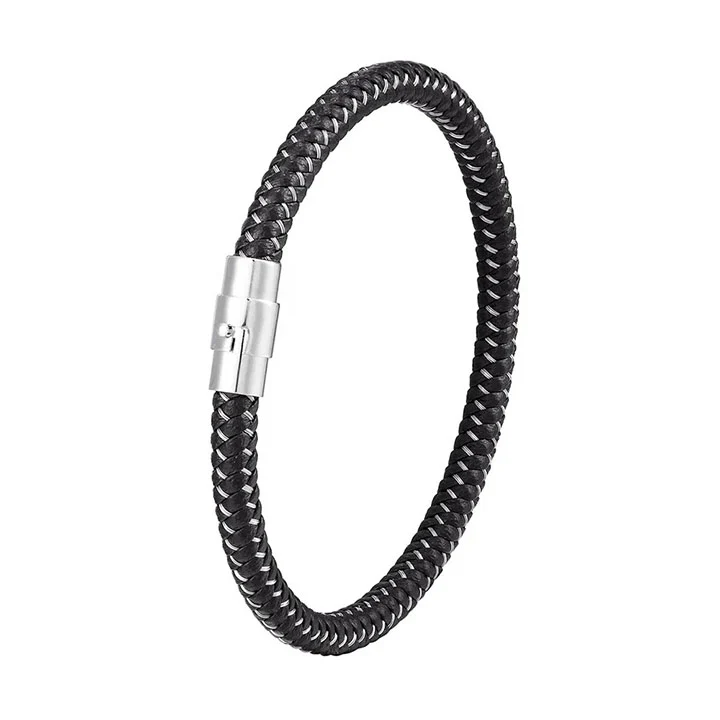 Geflochtenes Edelstahl-Armband - "An meinen Mann" - Image 7