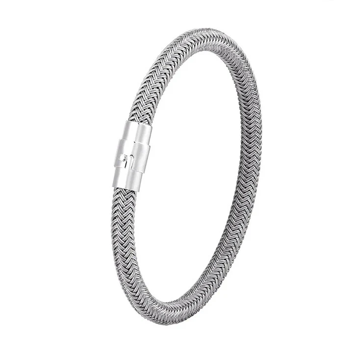 Geflochtenes Edelstahl-Armband - "An meinen Mann" - Image 8