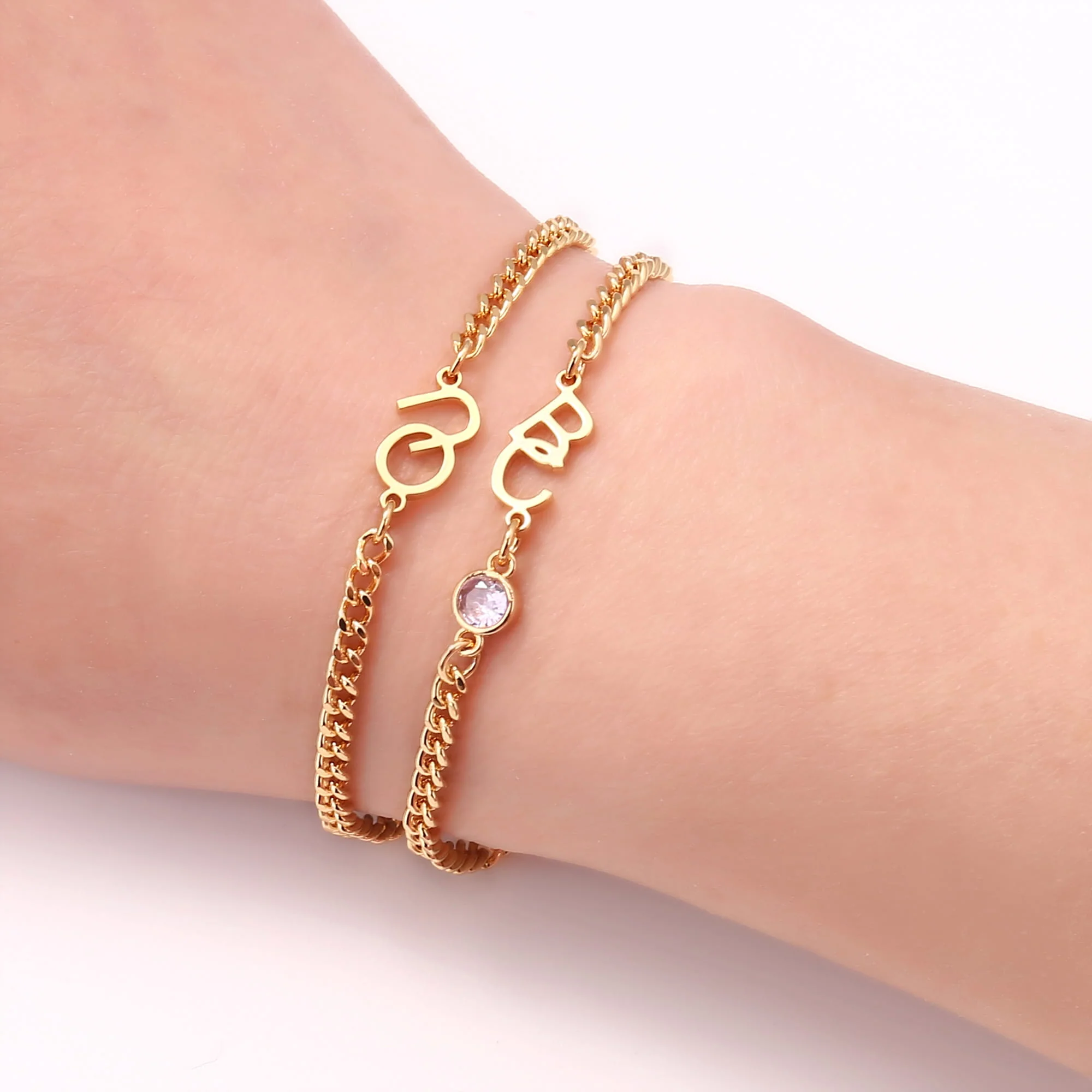 Partner Armbänder mit Initialen - Image 2