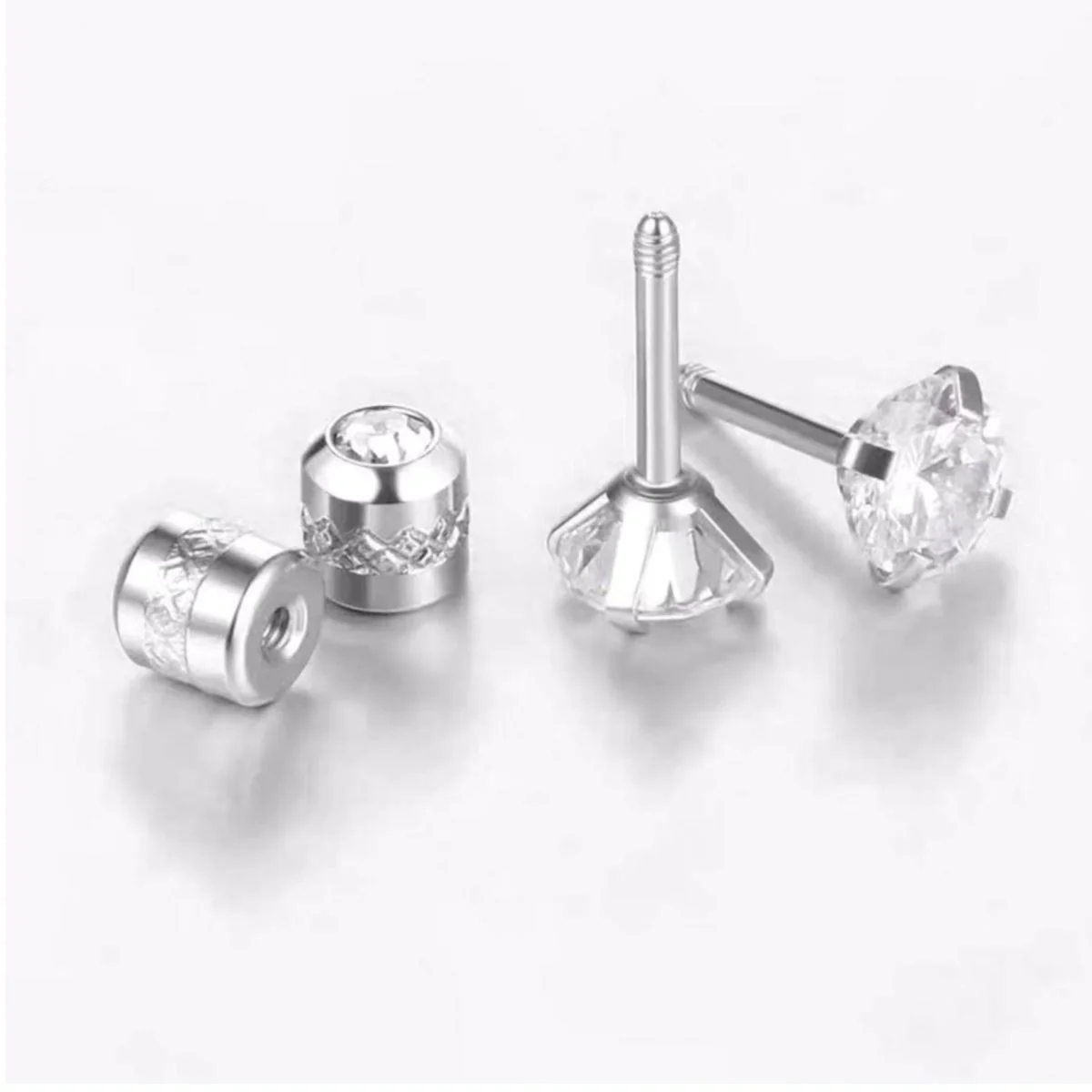 925 Sterling Silber Cubic Ohrringe - Image 5