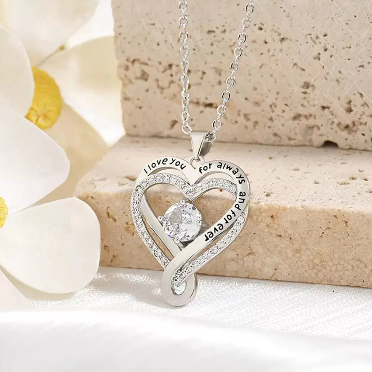 "An meine Liebe" Forever Herz Halskette - Image 5