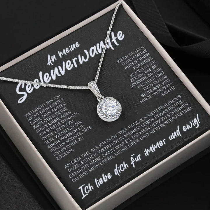 "An meine Seelenverwandte" - Funkelnder Anhänger und Geschenkbox-Set - Image 5