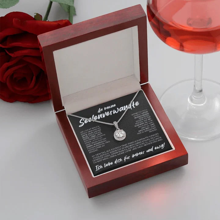 "An meine Seelenverwandte" - Funkelnder Anhänger und Geschenkbox-Set - Image 6