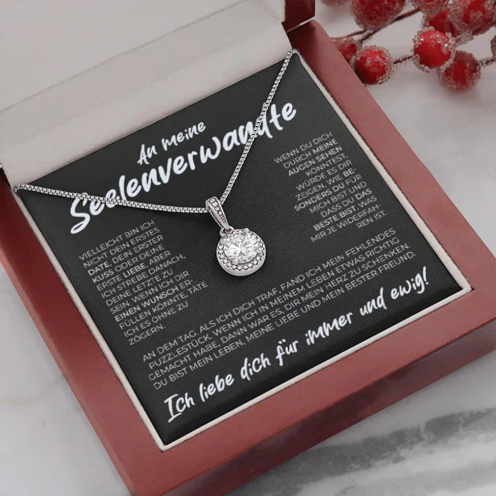 "An meine Seelenverwandte" - Funkelnder Anhänger und Geschenkbox-Set - Image 8