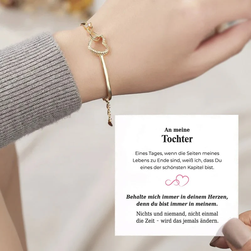 An meine Tochter - Unendlichkeit & Herz Armband - Image 3