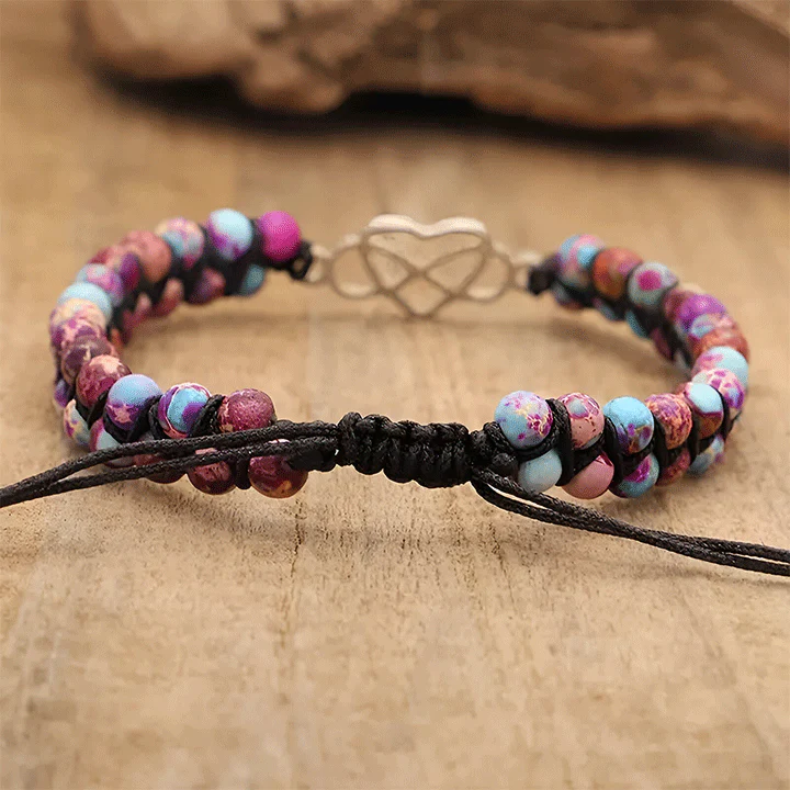 An meine wunderschöne Enkeltochter - Unendlichkeit & Herz Armband - Image 10