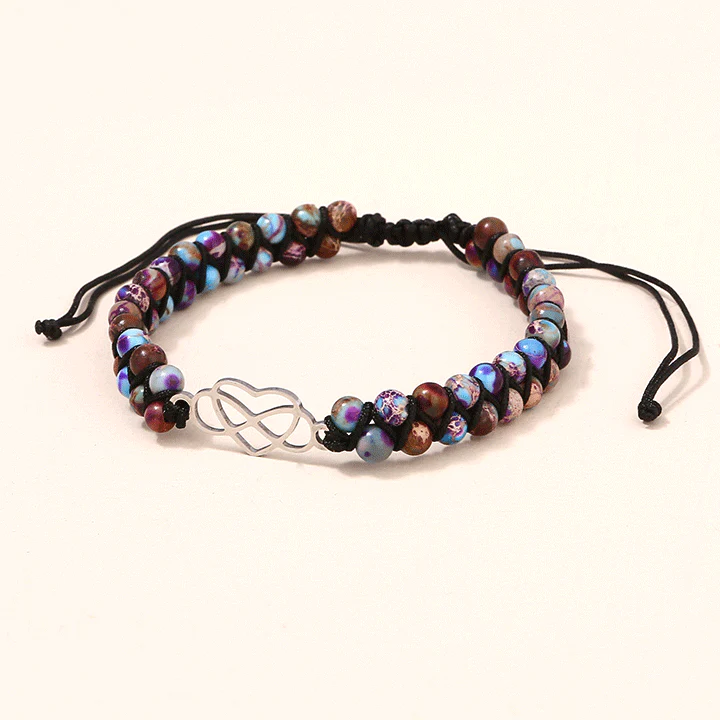 An meine wunderschöne Enkeltochter - Unendlichkeit & Herz Armband - Image 3