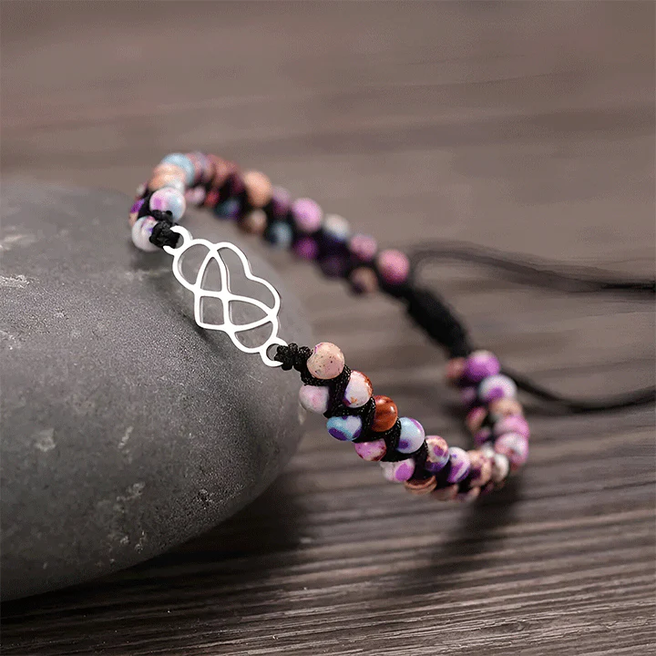 An meine wunderschöne Enkeltochter - Unendlichkeit & Herz Armband - Image 9