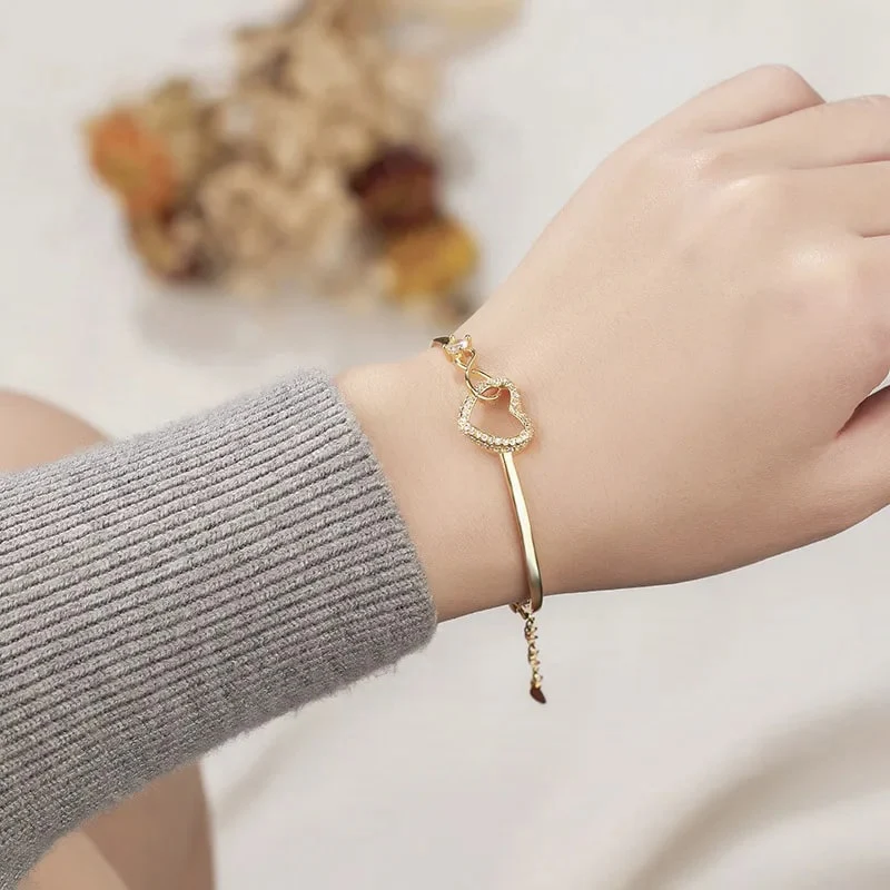 An meine Tochter - Unendlichkeit & Herz Armband - Image 8