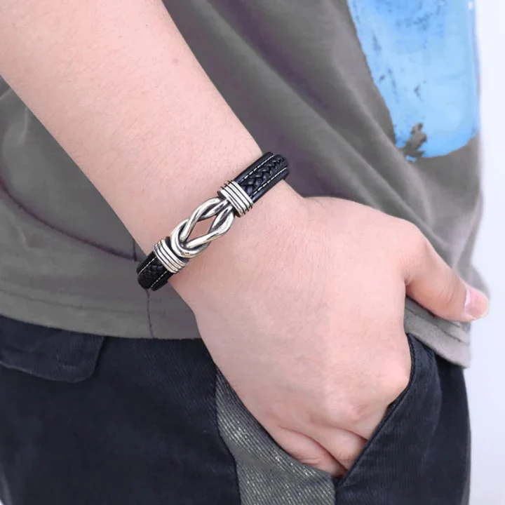 An meinen Mann - Geflochtenes Lederarmband - Image 4