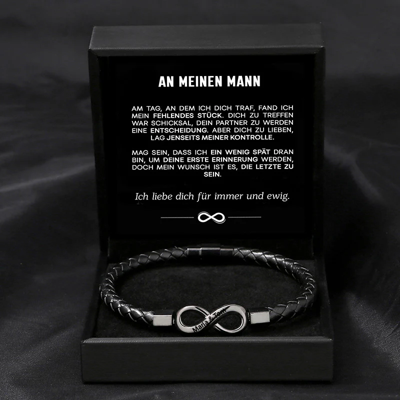 "An meinen Mann" - Für Immer - Unendlichkeits-Armband - Image 6
