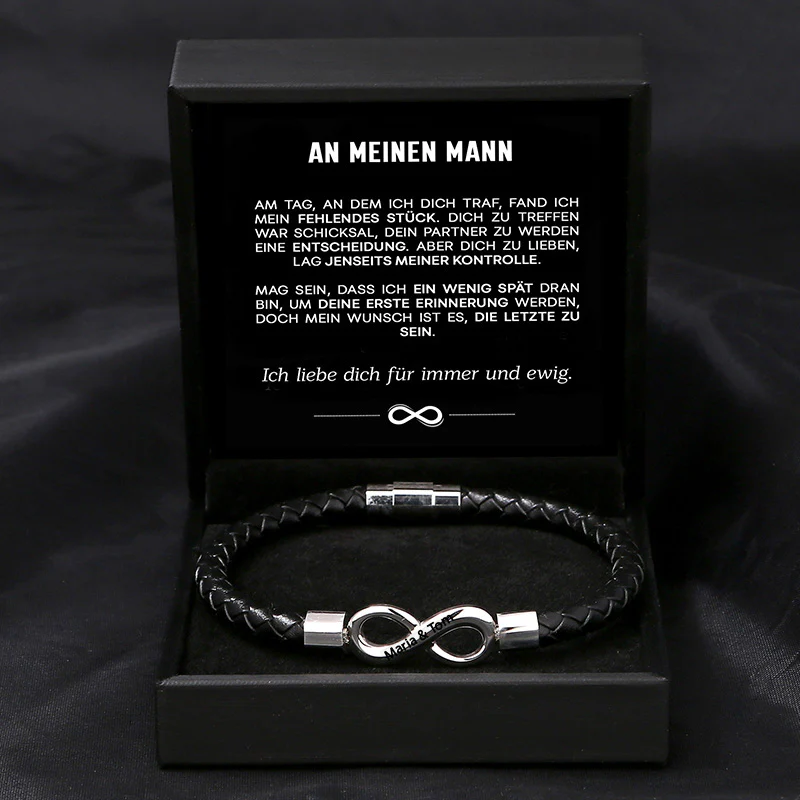 "An meinen Mann" - Für Immer - Unendlichkeits-Armband - Image 7