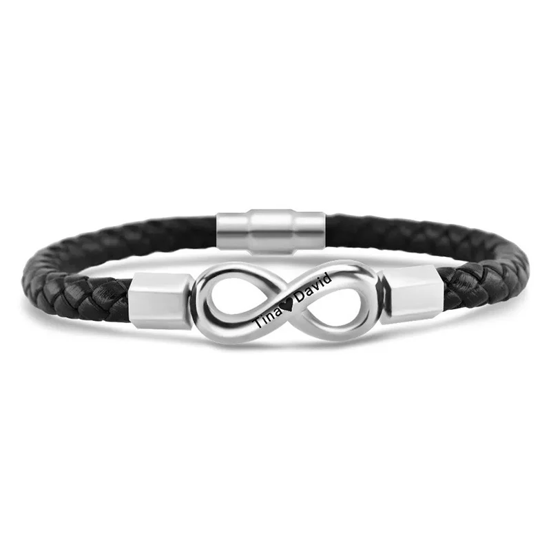 "Mein Herz gehört dir" - Unendlichkeits-Armband an meinen Mann - Image 14