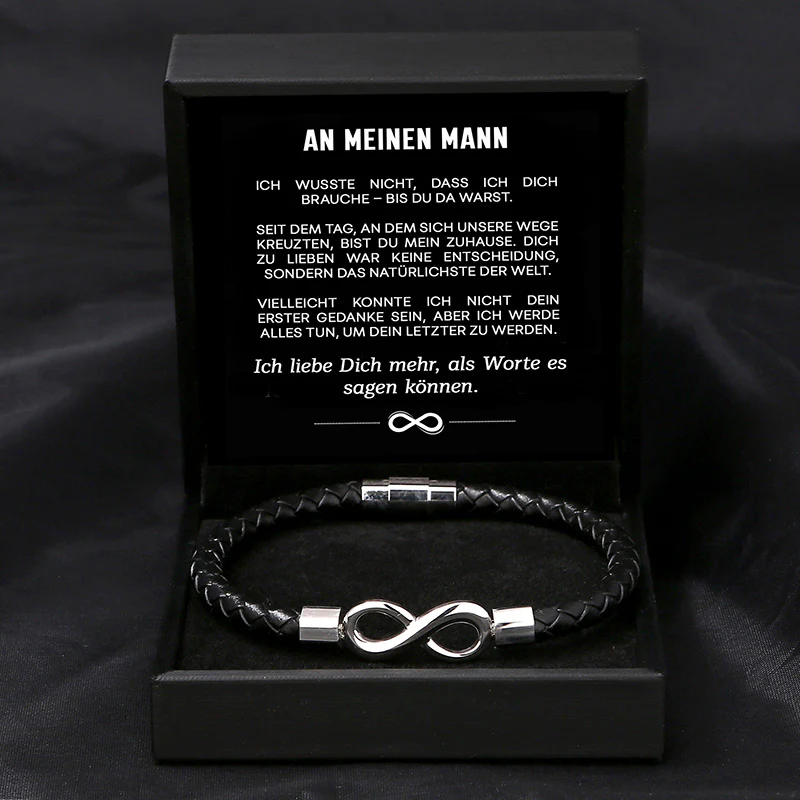 "An meinen Mann" - Bis du da warst - Unendlichkeits-Armband - Image 6