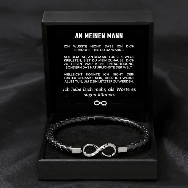 "An meinen Mann" - Bis du da warst - Unendlichkeits-Armband - Image 7