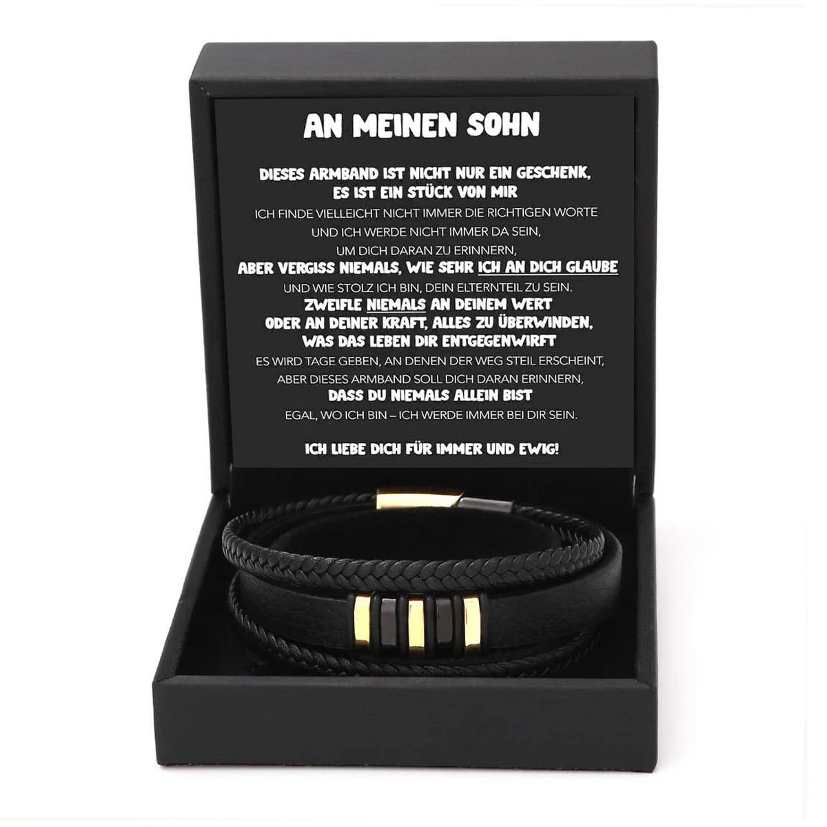 An meinen Sohn - An meinen Sohn Armband mit Gravur - Image 4