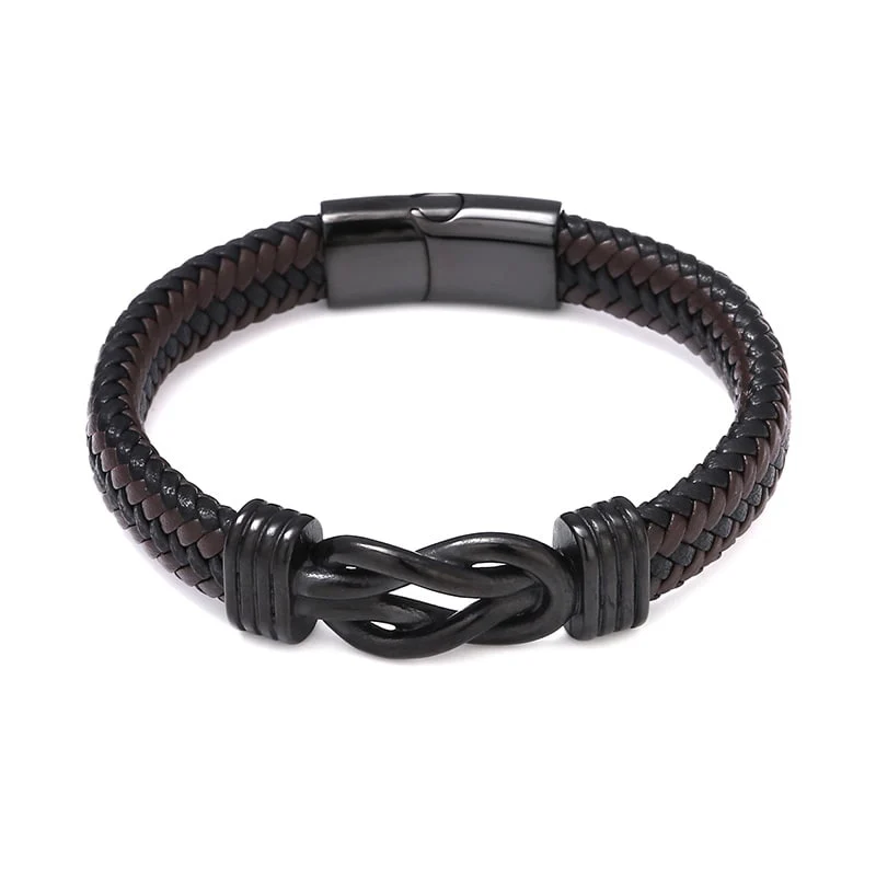 An meinen Sohn - Herren Unendlichkeit Lederarmband mit Geschenkbox - Image 10