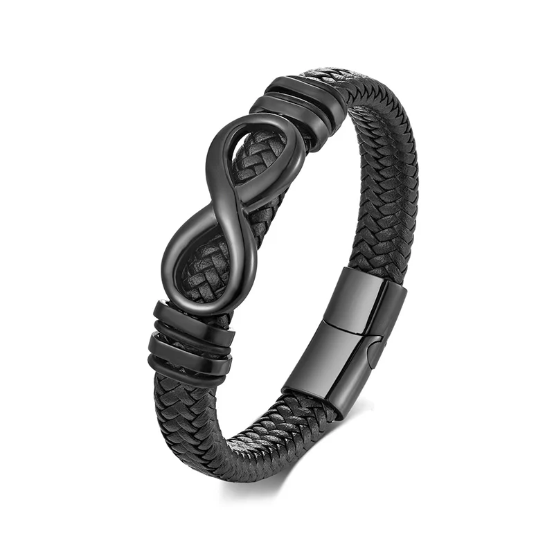 An Meinen Sohn - Herren Unendlichkeit Lederarmband mit Geschenkbox - Image 7