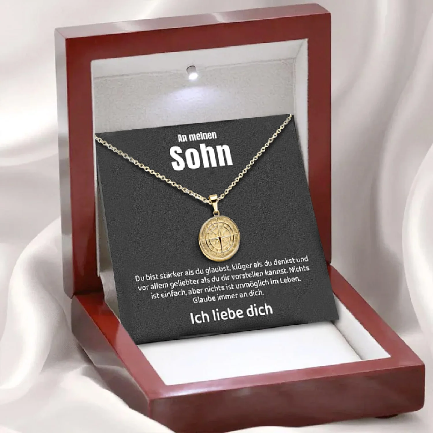 An meinen Sohn - Kompass Anhänger - Image 10