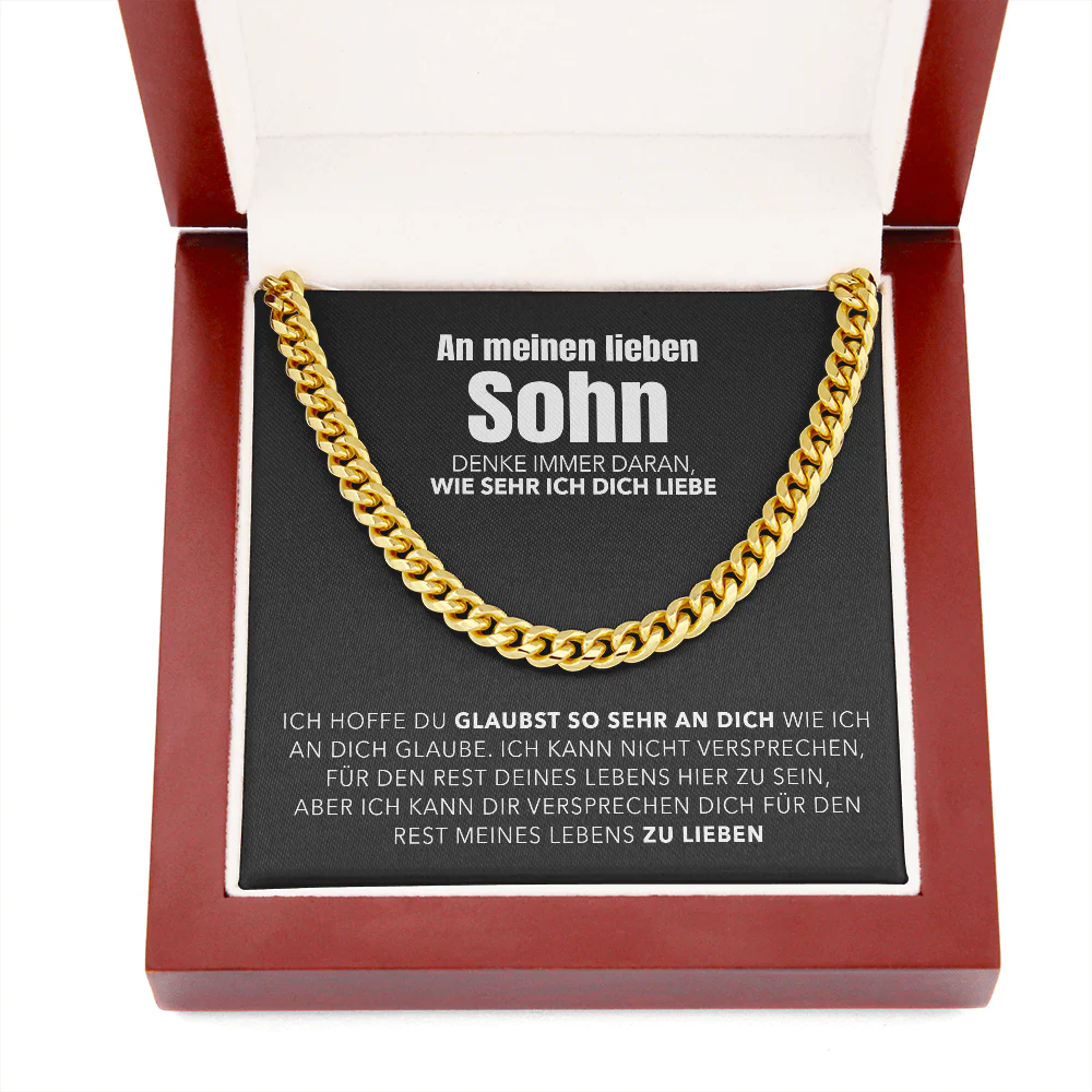Cuban Chain Halskette - An meinen Sohn - Image 4