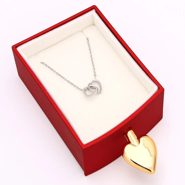 Amour Rosenbox - mit versteckter Gravur-Doppelherzkette - Image 15