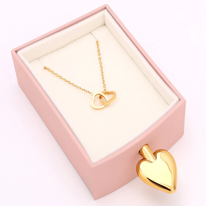 Amour Rosenbox - mit versteckter Gravur-Doppelherzkette - Image 17