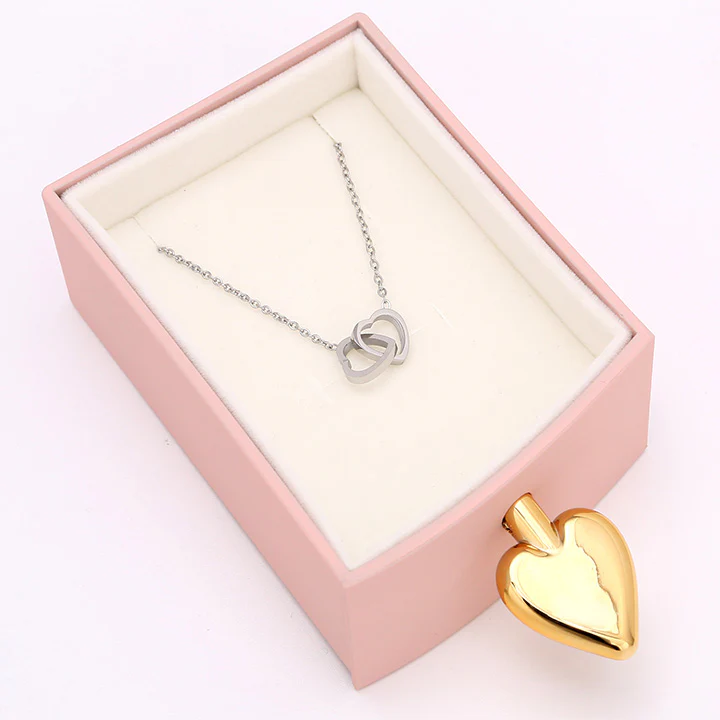 Amour Rosenbox - mit versteckter Gravur-Doppelherzkette - Image 18