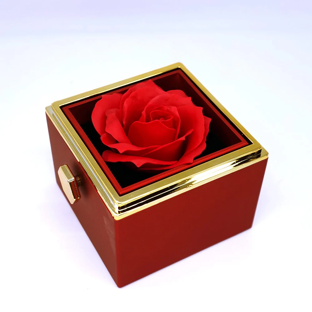 Ewige Rosenbox mit personalisierter Unendlichkeits-Halskette - Image 3