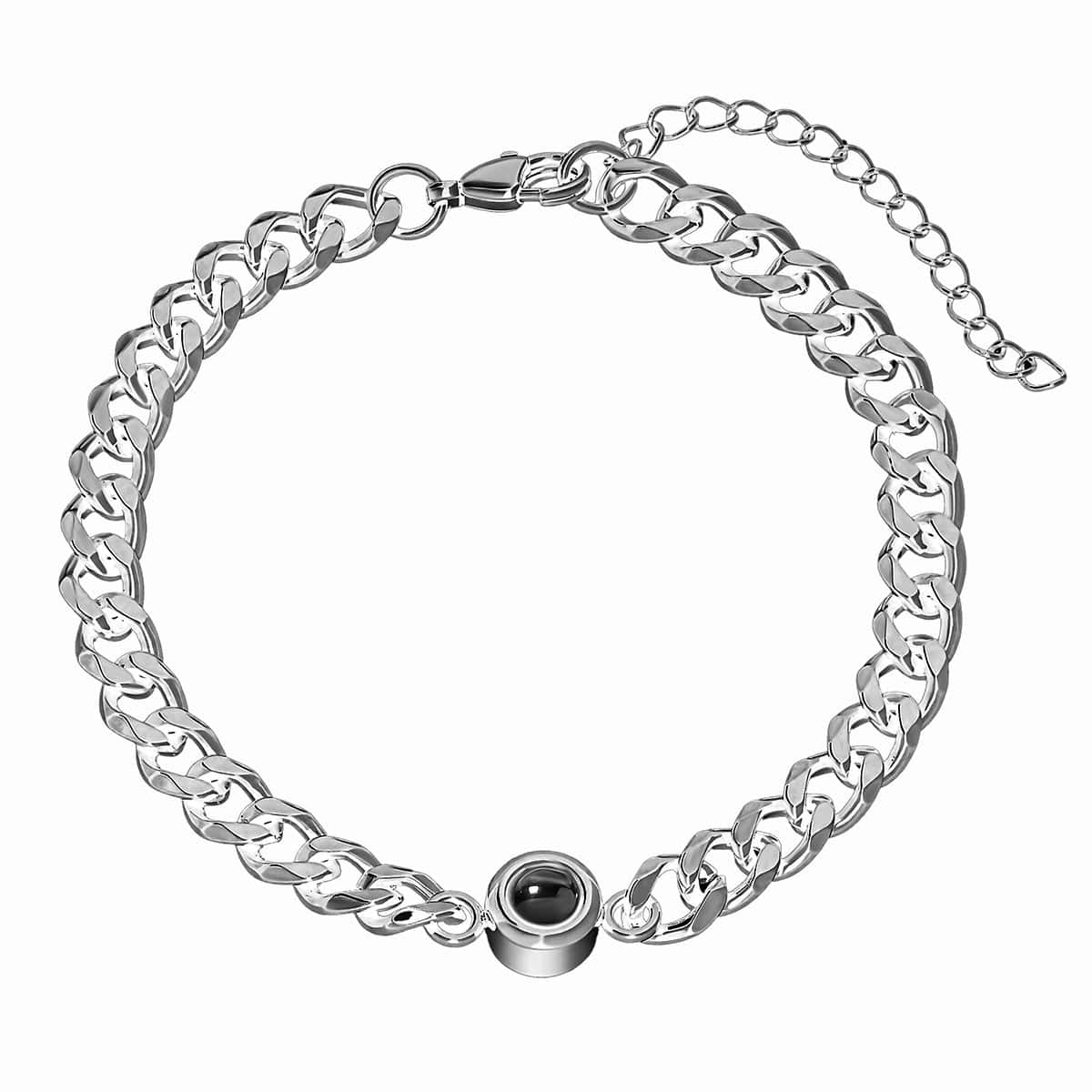 Fotoarmband mit eigenem Foto - Cuban Chain - Image 4