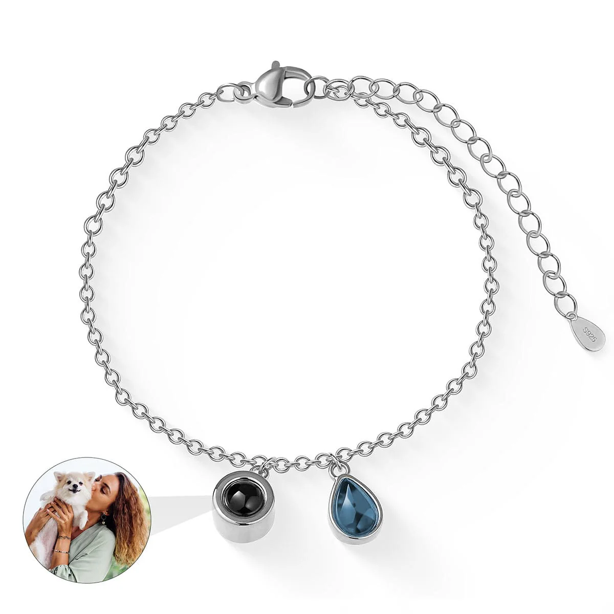 Fotoarmband mit eigenem Foto - Geburtsstein - Image 11
