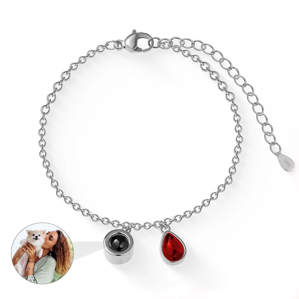 Fotoarmband mit eigenem Foto - Geburtsstein - Image 13