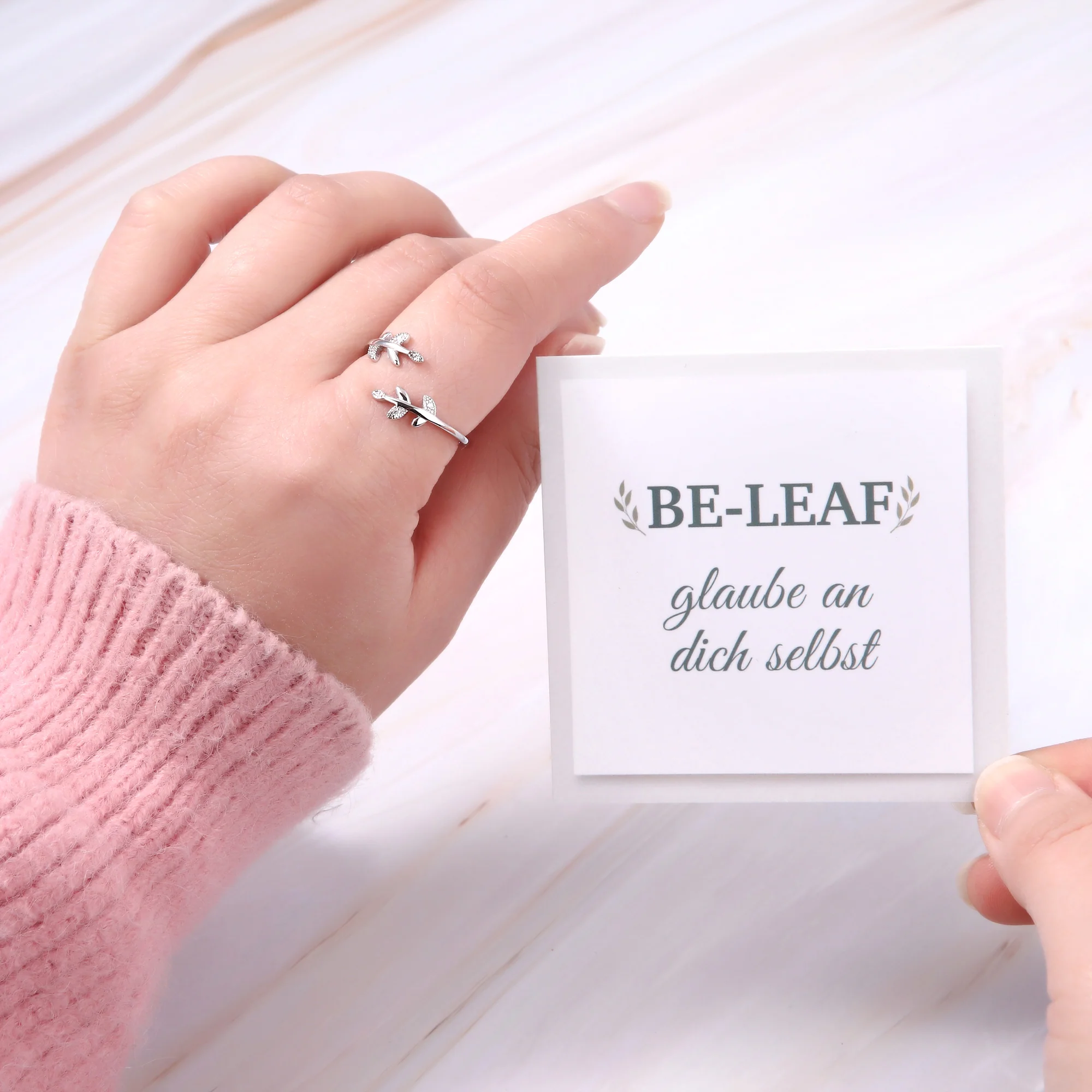Glaube an dich selbst - S925 Ring - Image 3