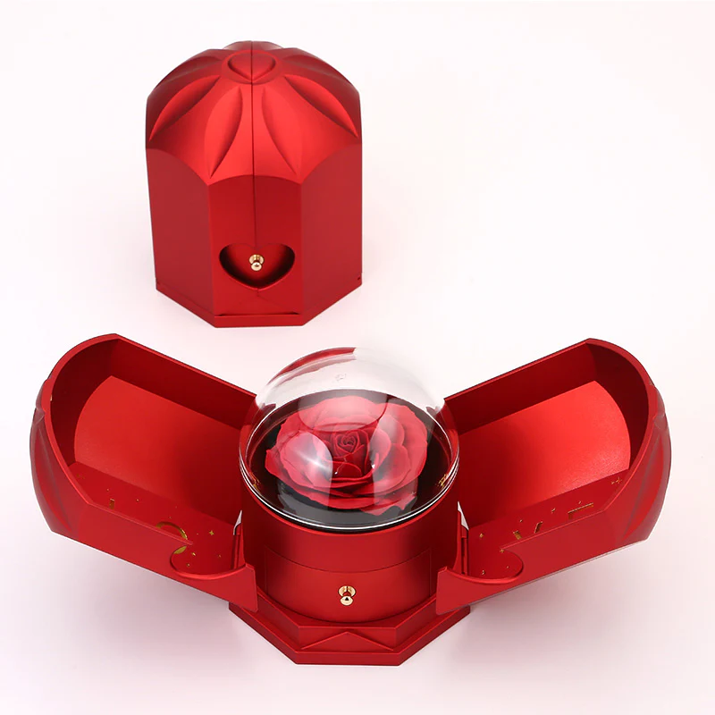 Ewige Rosenbox - An meine Mama mit 14k Weißgold Halskette - Image 7