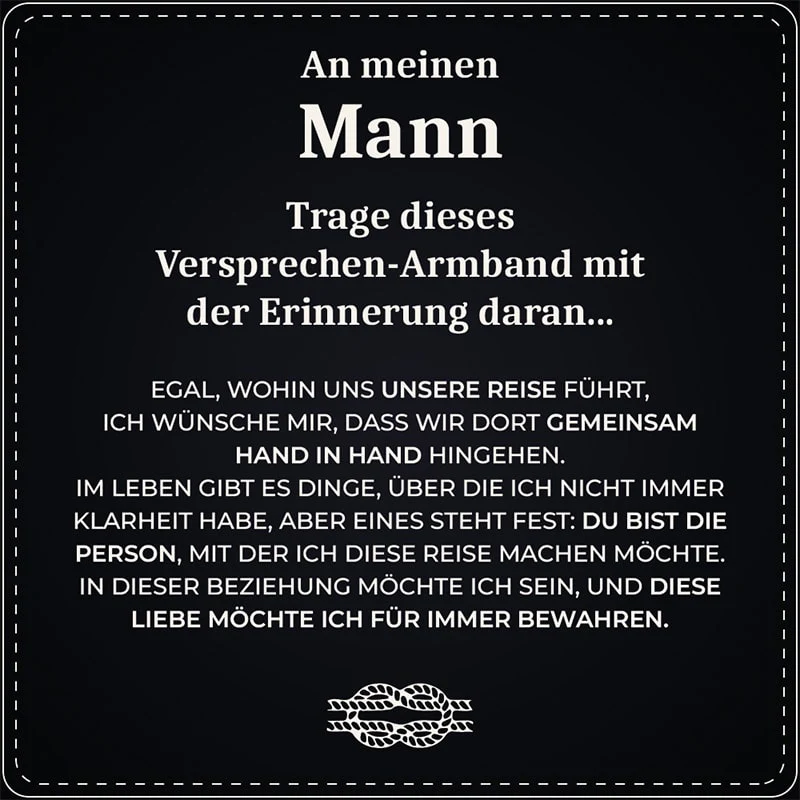 An Meinen Mann - Herren Unendlichkeit Lederarmband mit Geschenkbox - Image 5