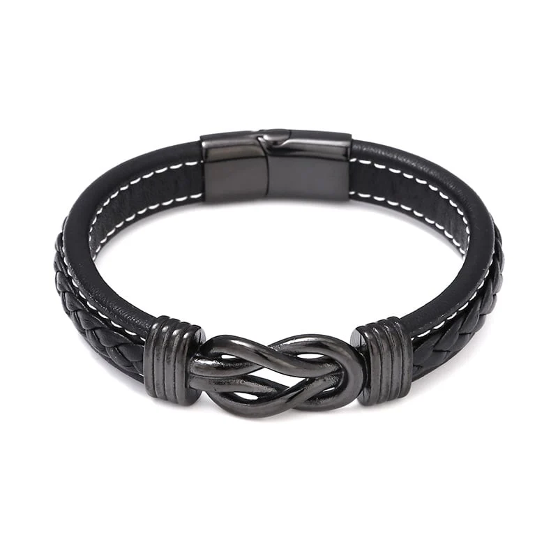 An Meinen Mann - Herren Unendlichkeit Lederarmband mit Geschenkbox - Image 7