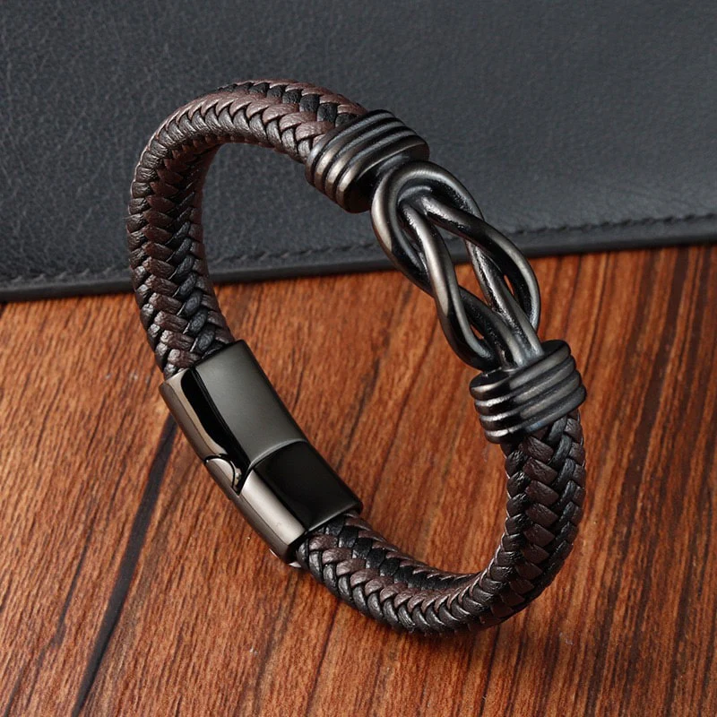 An Meinen Mann - Herren Unendlichkeit Lederarmband mit Geschenkbox - Image 8