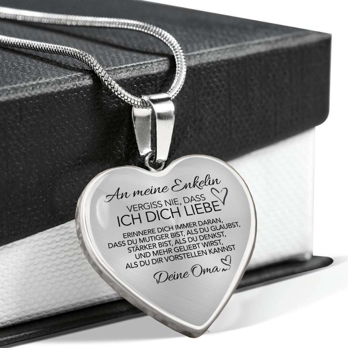 Herz-Halskette - An meine Enkelin von Oma - Image 2