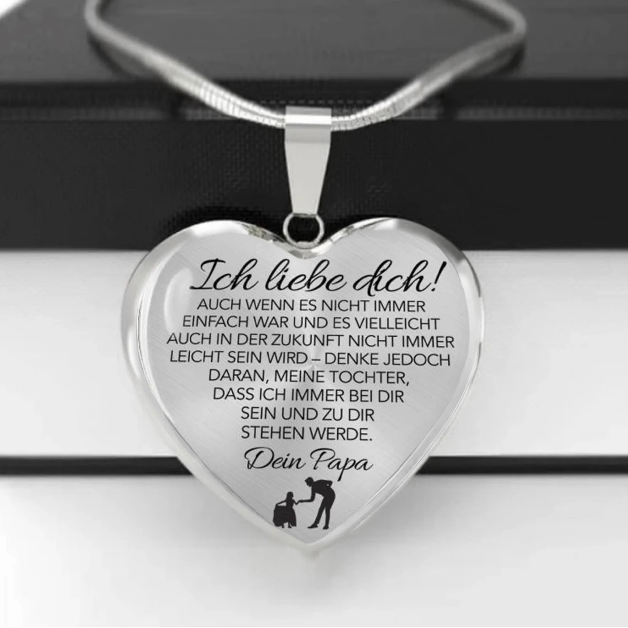 Herz-Halskette - An meine Tochter - Ich liebe Dich - Image 13