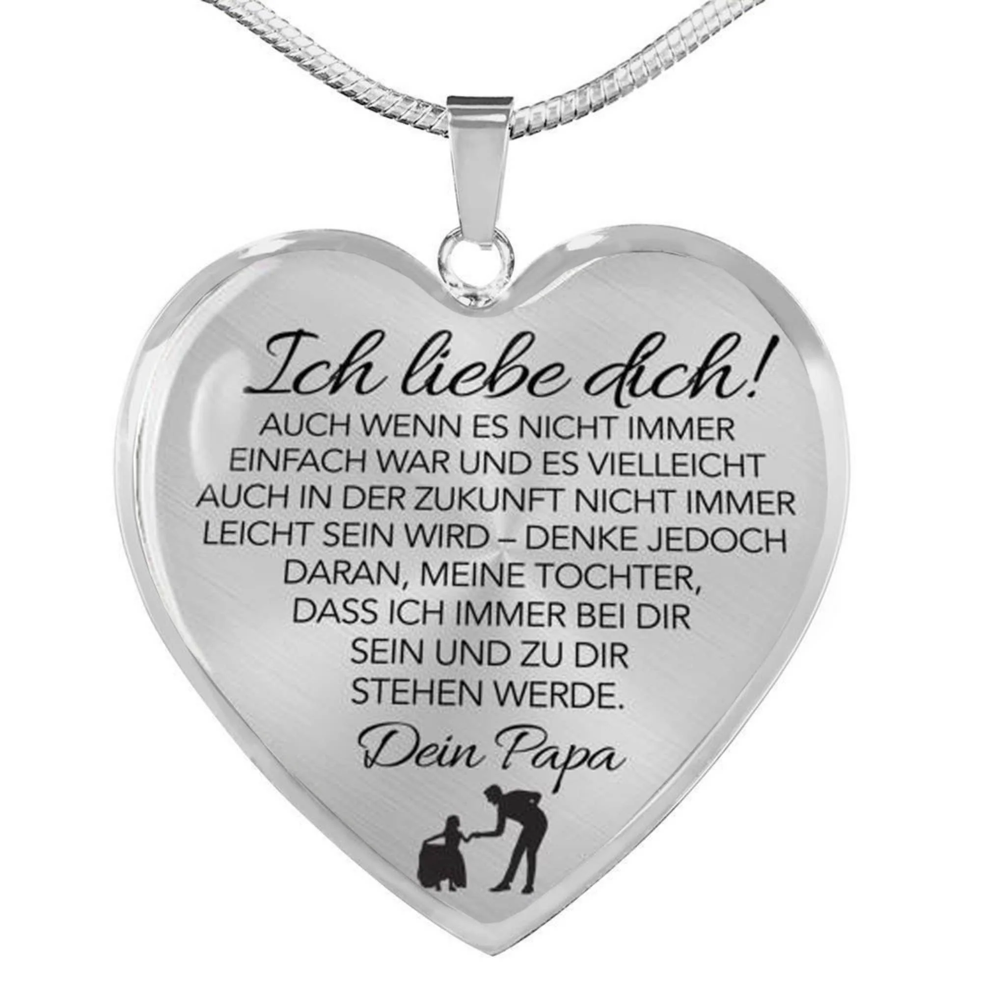 Herz-Halskette - An meine Tochter - Ich liebe Dich - Image 14