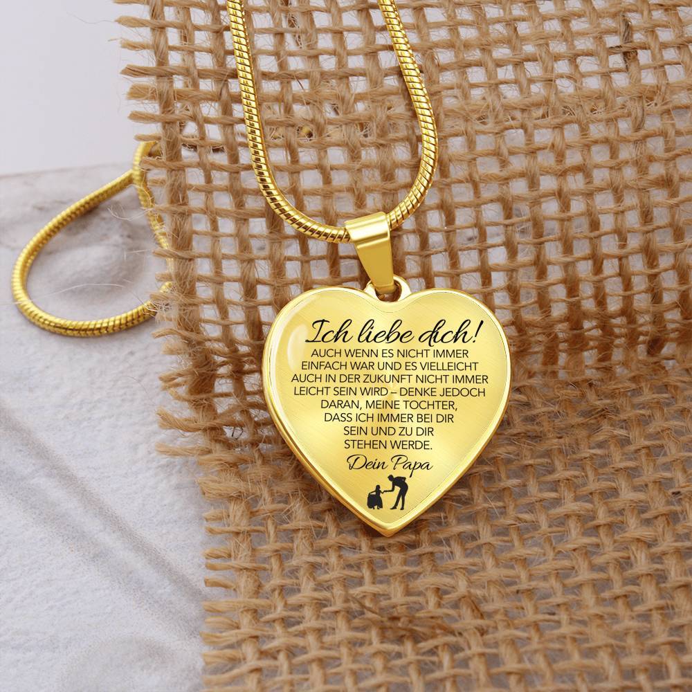 Herz-Halskette - An meine Tochter - Ich liebe Dich - Image 9