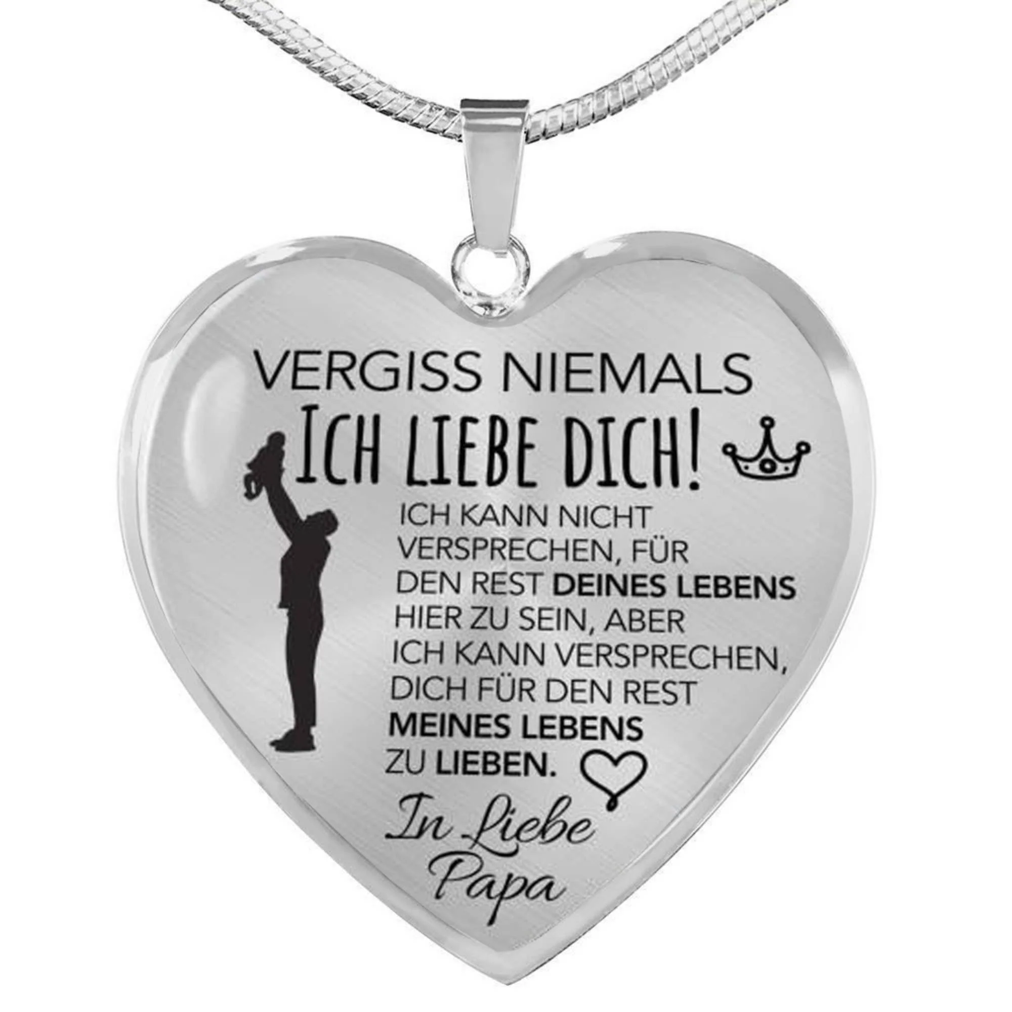Herz-Halskette - Versprechen - In Liebe Papa - Image 14