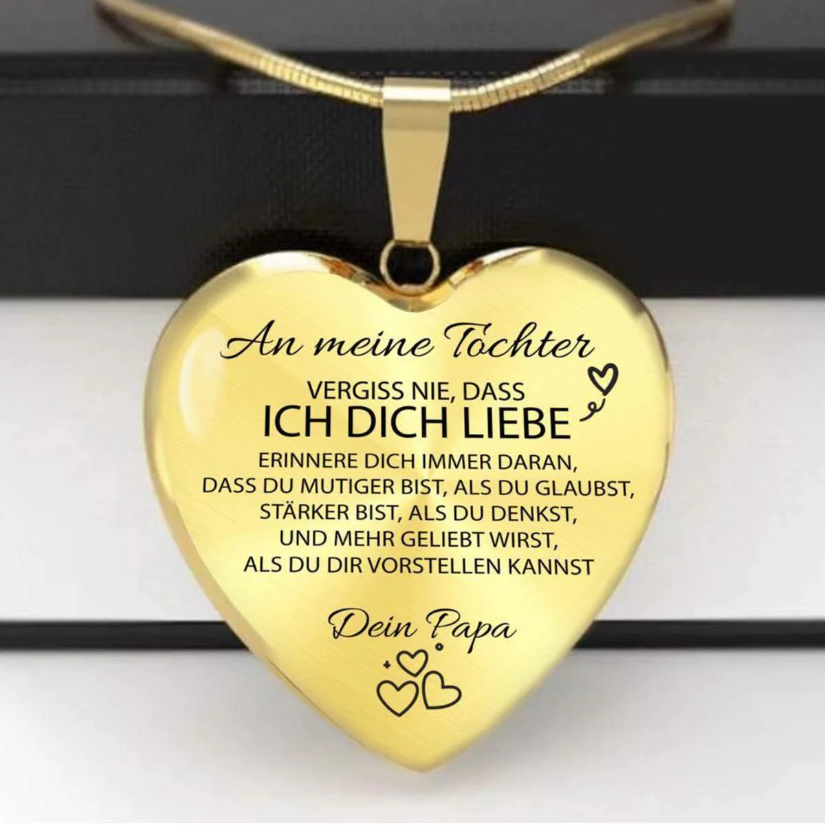 Herz-Halskette - An meine Tochter - Image 8