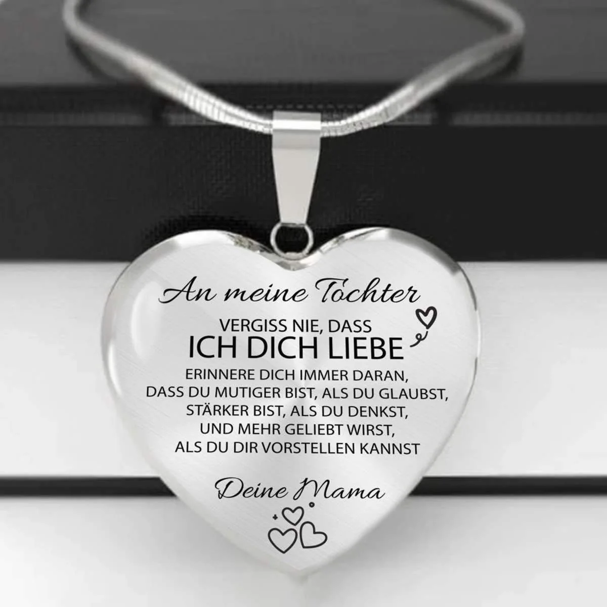 Herz-Halskette - An meine Tochter von Mama - Image 8