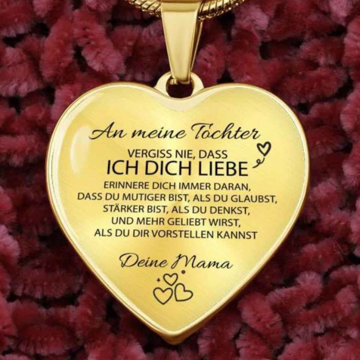 Herz-Halskette - An meine Tochter von Mama - Image 9
