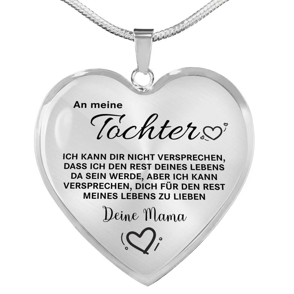 Herz-Halskette - An meine Tochter von Mama - Liebe - Image 4