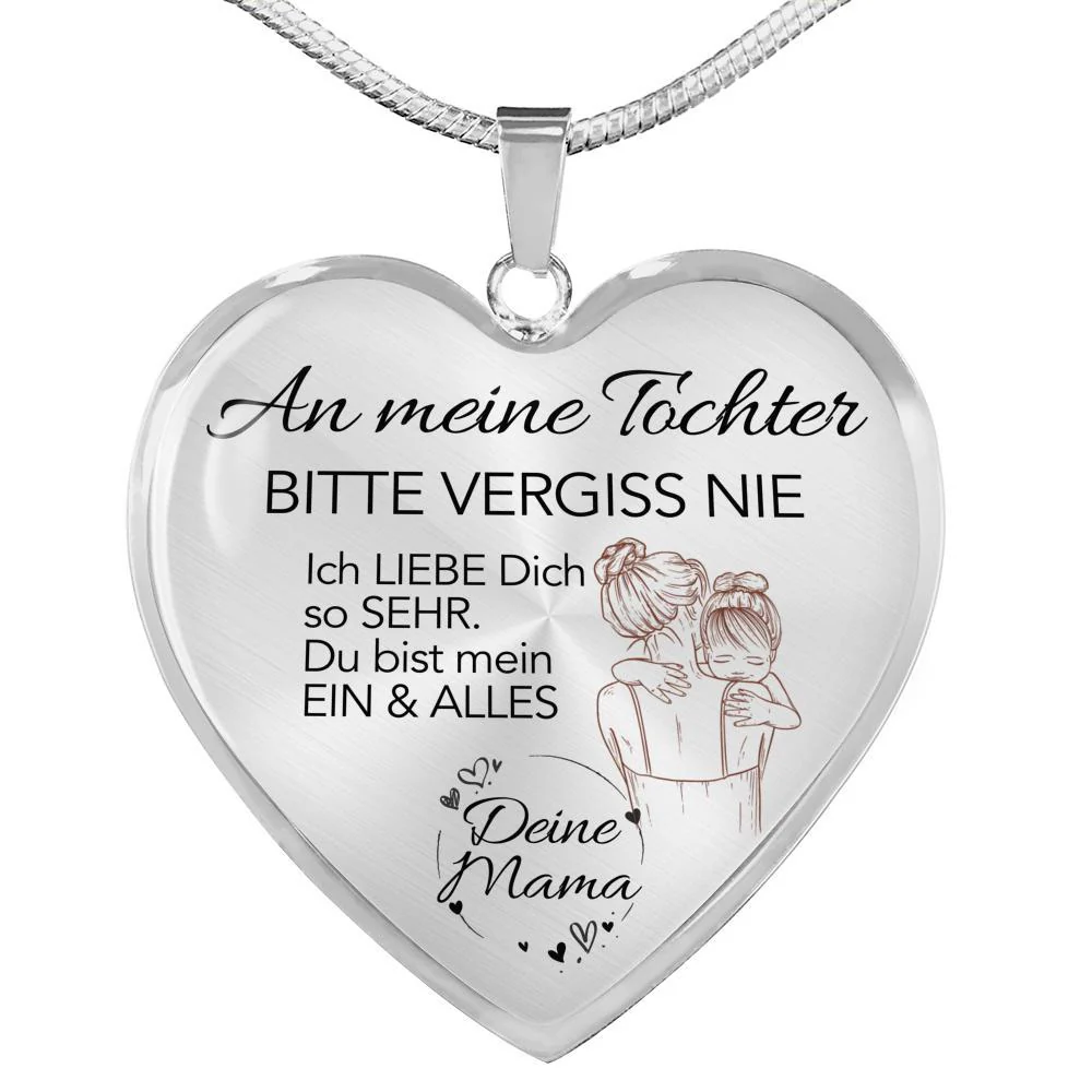 Herz-Halskette - An meine Tochter von Mama - Mein Ein & Alles - Image 4