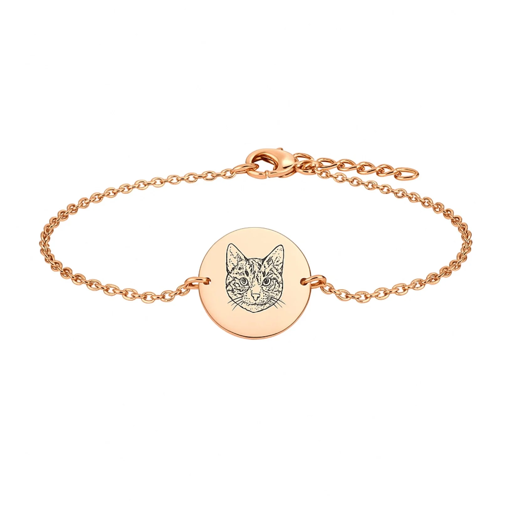 Personalisiertes Hunde Armband mit Kopf oder Pfoten Abdruck - Image 5